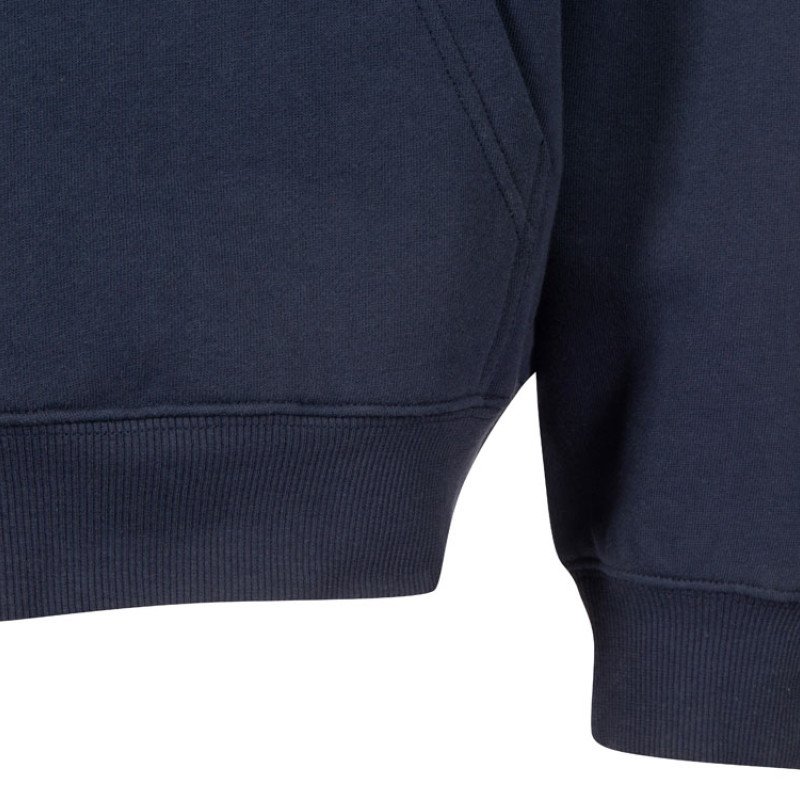 Толстовка с капюшоном оверсайз «Berlin» унисекс, темно-синий