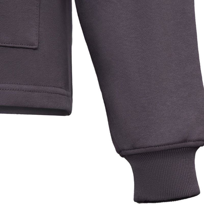 Худи оверсайз «Alpha.01» унисекс, темно-серый