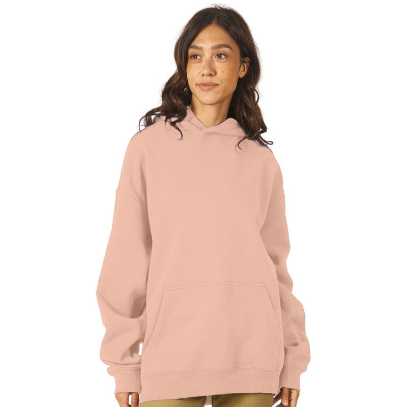 Толстовка с капюшоном оверсайз «Berlin» унисекс, лосось