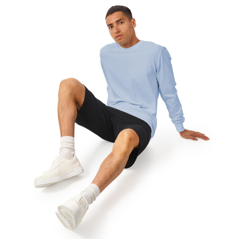 Свитшот «Warsaw» 220гр, унисекс, небесно-голубой