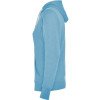 Толстовка с капюшоном "Urban" женская, небесно-голубой/белый