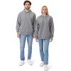 Толстовка с капюшоном оверсайз «Lisbon» унисекс, серый меланж