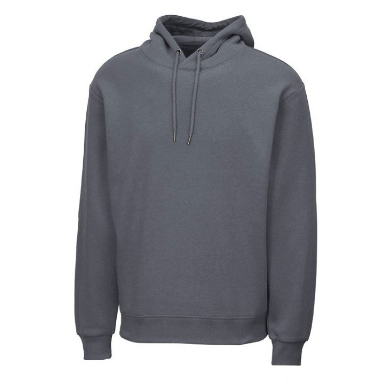 Толстовка с капюшоном оверсайз «Lisbon» унисекс, темно-серый