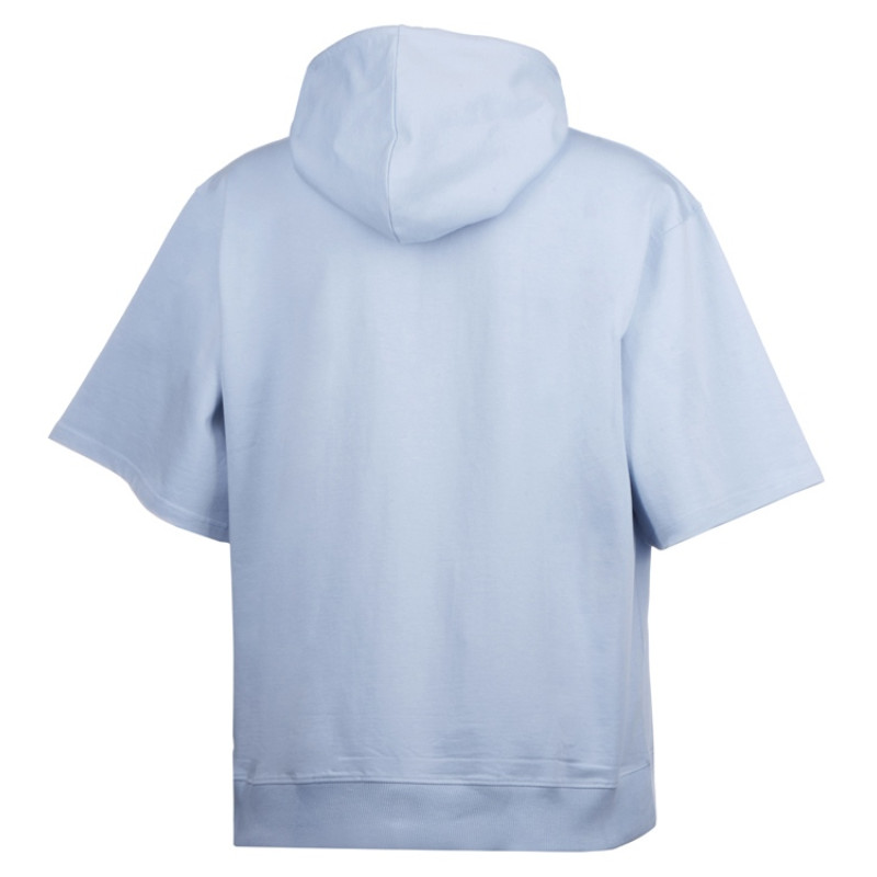 Худи оверсайз с коротким рукавом «Warsaw» унисекс, небесно-голубой Худи оверсайз с коротким рукавом «Warsaw» унисекс, небесно-голубой