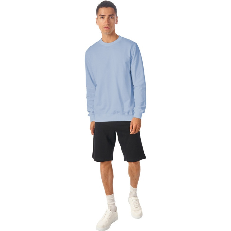 Свитшот «Warsaw» 220гр, унисекс, небесно-голубой