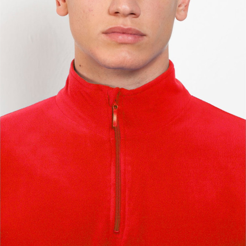 Свитшот из микрофлиса мужской "Himalaya", красный