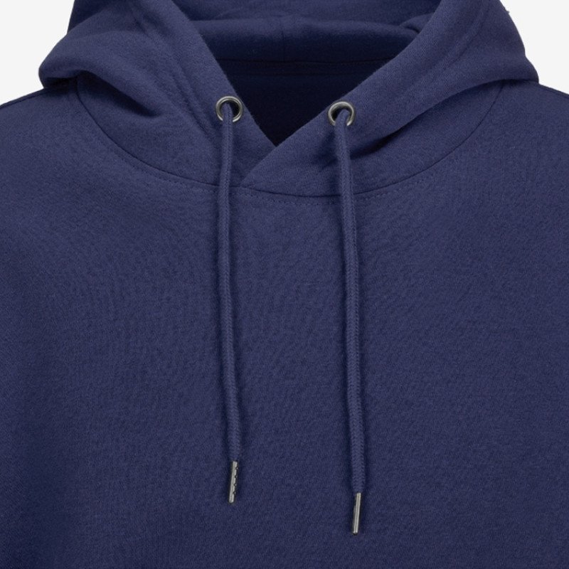 Толстовка с капюшоном оверсайз «Lisbon» унисекс, темно-синий