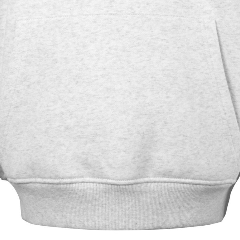 Толстовка с капюшоном оверсайз «Berlin» унисекс, белый меланж