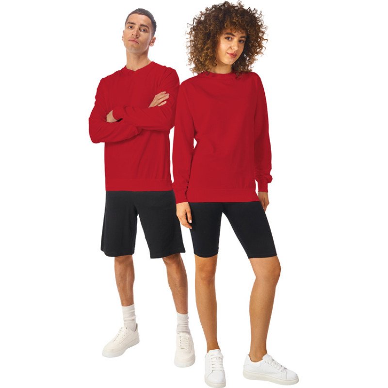 Свитшот «Warsaw» 220гр, унисекс, красный