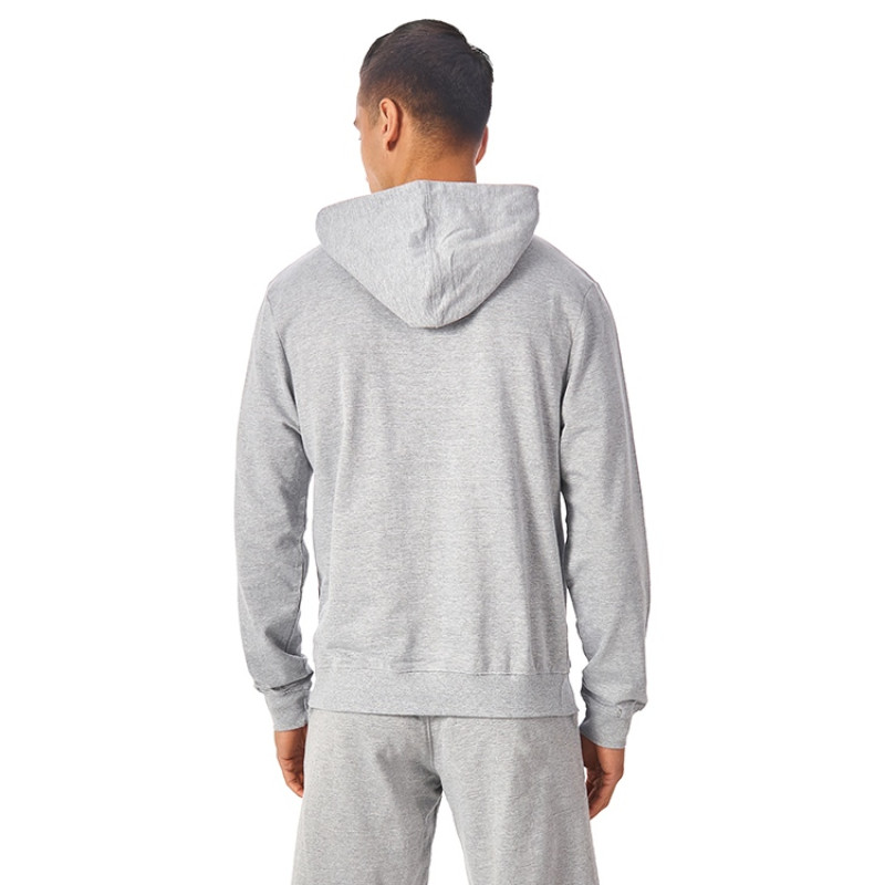 Худи «Warsaw», футер 220гр, серый меланж Худи «Warsaw», футер 220гр, серый меланж