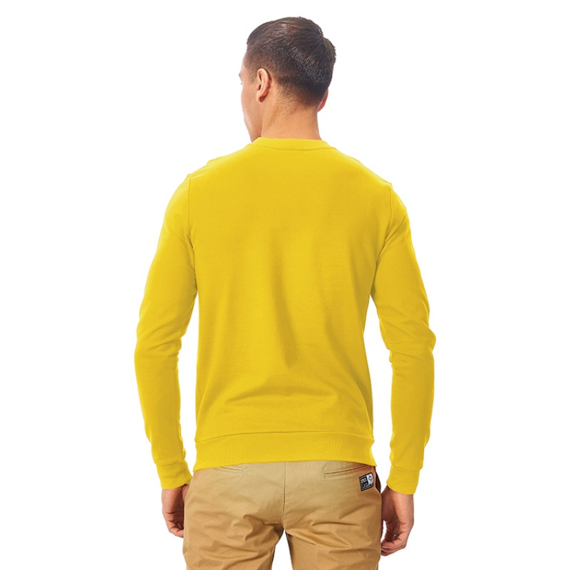 Свитшот "Motion" унисекс с начесом, жёлтый