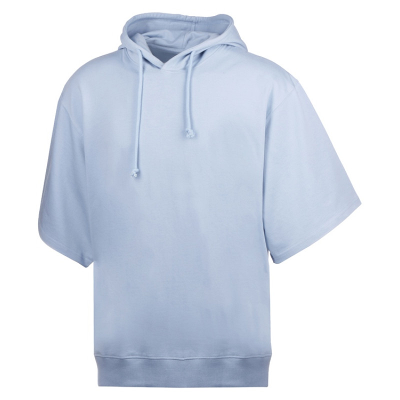 Худи оверсайз с коротким рукавом «Warsaw» унисекс, небесно-голубой Худи оверсайз с коротким рукавом «Warsaw» унисекс, небесно-голубой