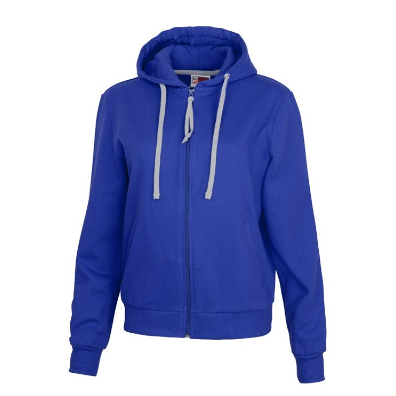 Толстовка на молнии "Perform" женская, классический синий