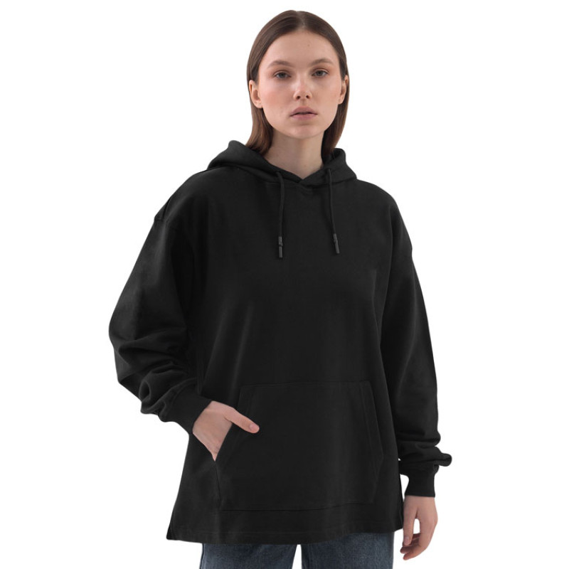 Худи оверсайз «Alpha.01» унисекс, черный