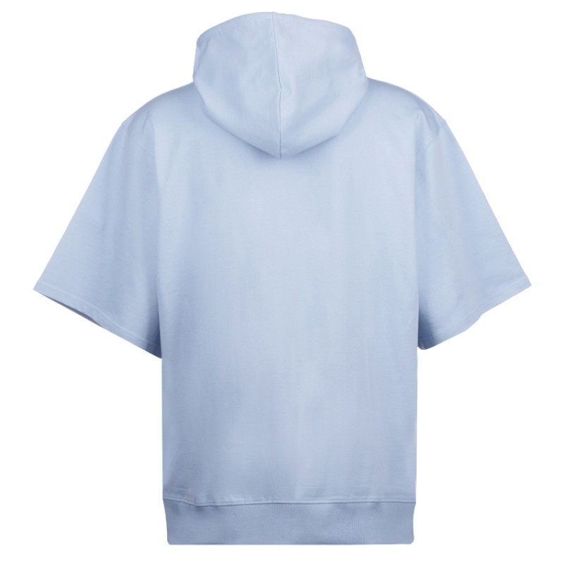 Худи оверсайз с коротким рукавом «Warsaw» унисекс, небесно-голубой Худи оверсайз с коротким рукавом «Warsaw» унисекс, небесно-голубой
