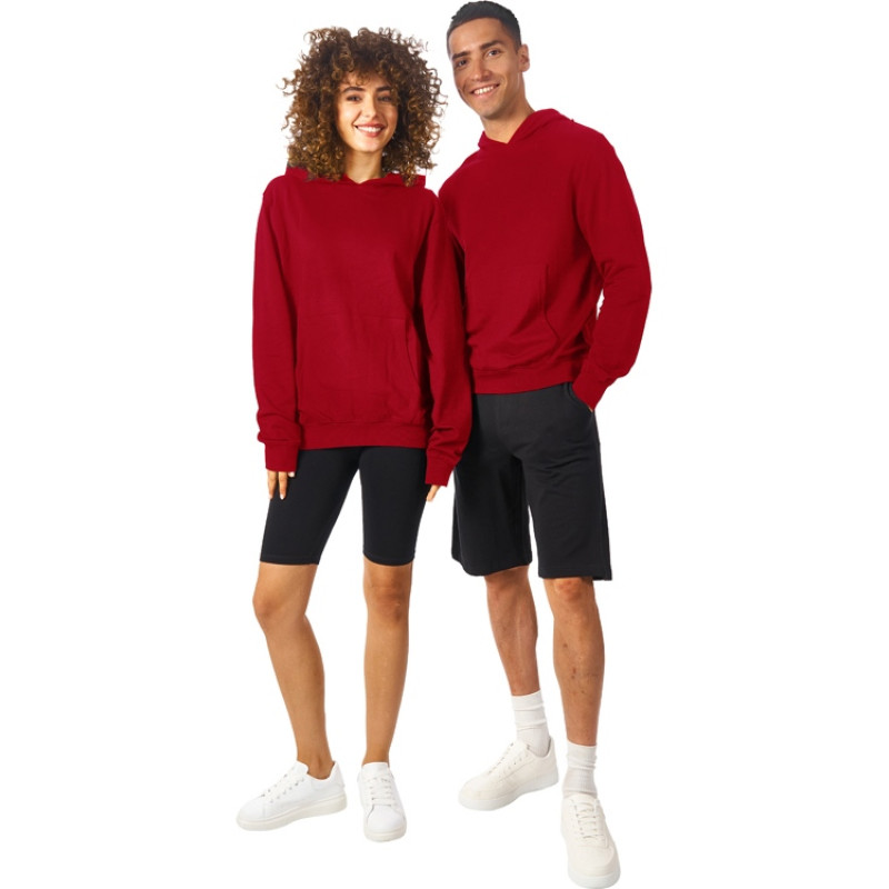 Худи «Warsaw», футер 220гр, красный