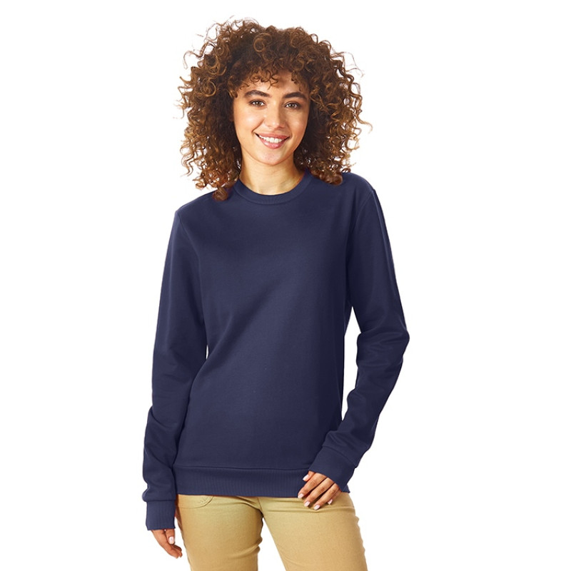 Свитшот "Motion" унисекс с начесом, нэви