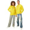 Толстовка унисекс "Stream" с капюшоном, жёлтый