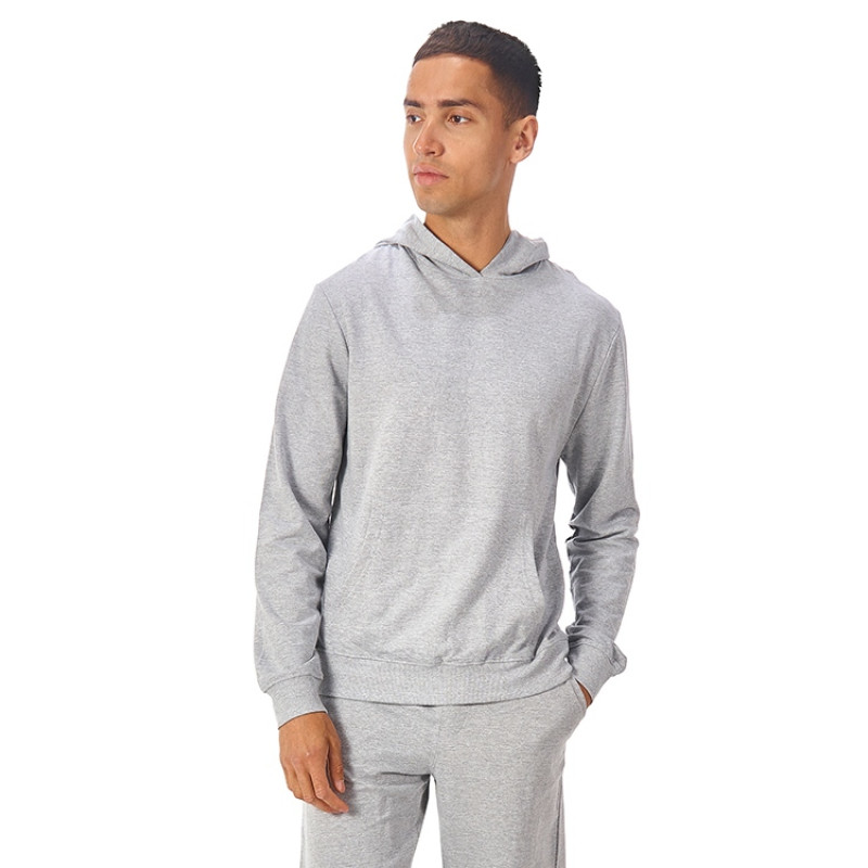 Худи «Warsaw», футер 220гр, серый меланж Худи «Warsaw», футер 220гр, серый меланж