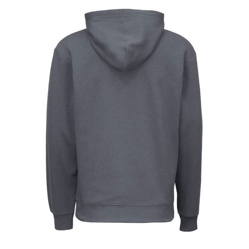 Толстовка с капюшоном оверсайз «Lisbon» унисекс, темно-серый