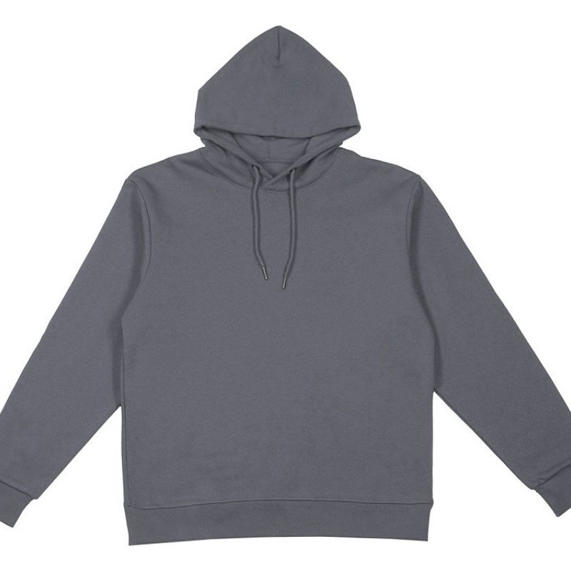 Толстовка с капюшоном оверсайз «Lisbon» унисекс, темно-серый