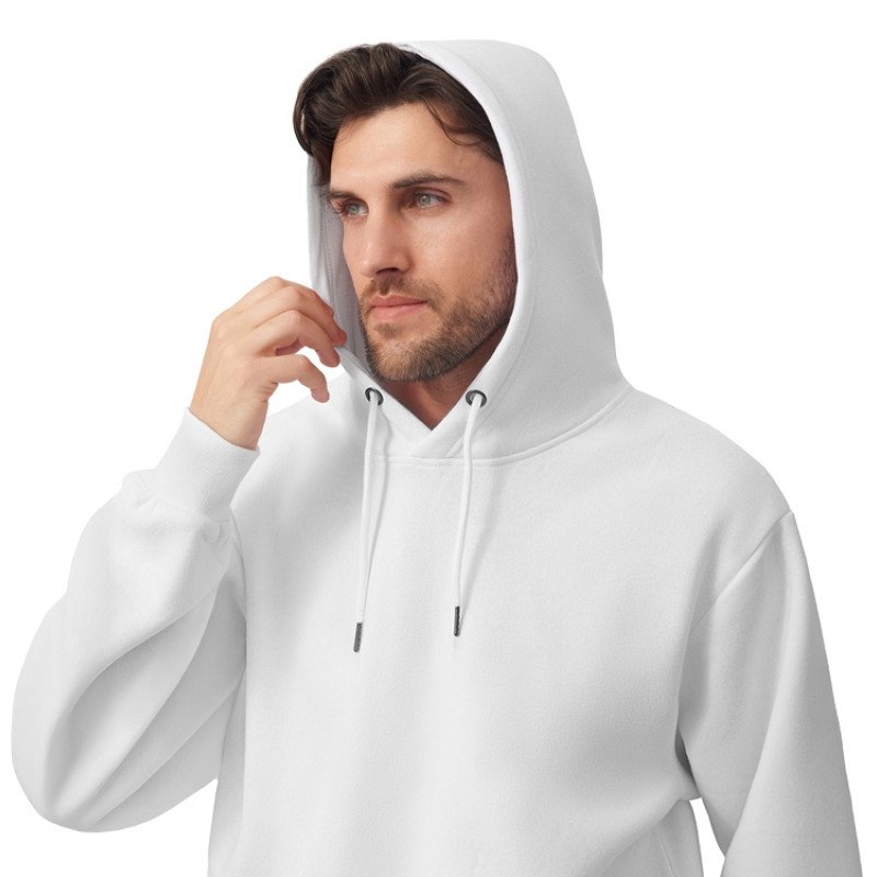 Толстовка с капюшоном оверсайз «Lisbon» унисекс, белый