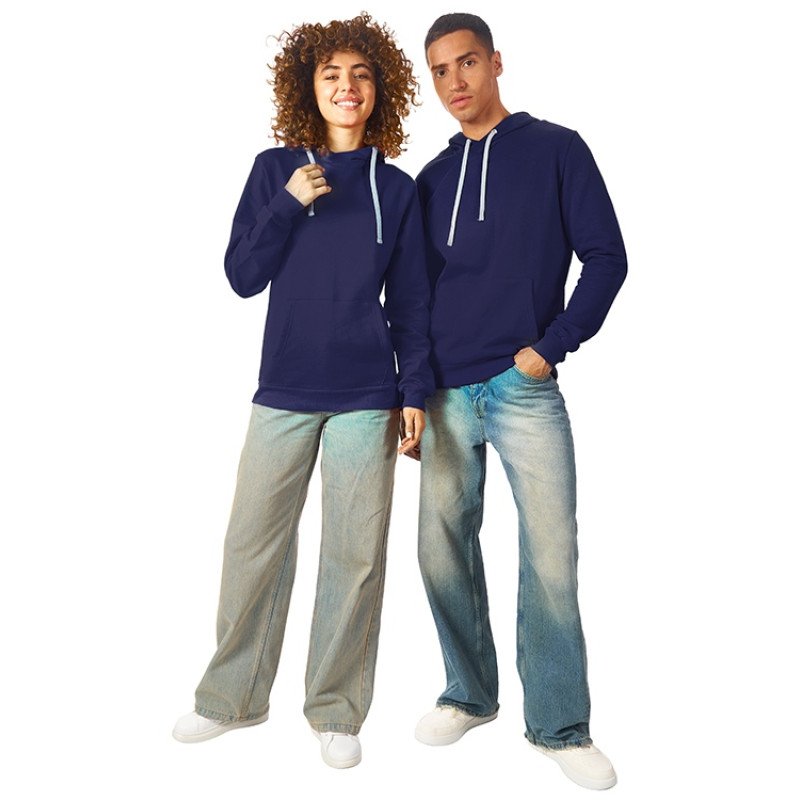 Толстовка унисекс "Stream" с капюшоном, нэви