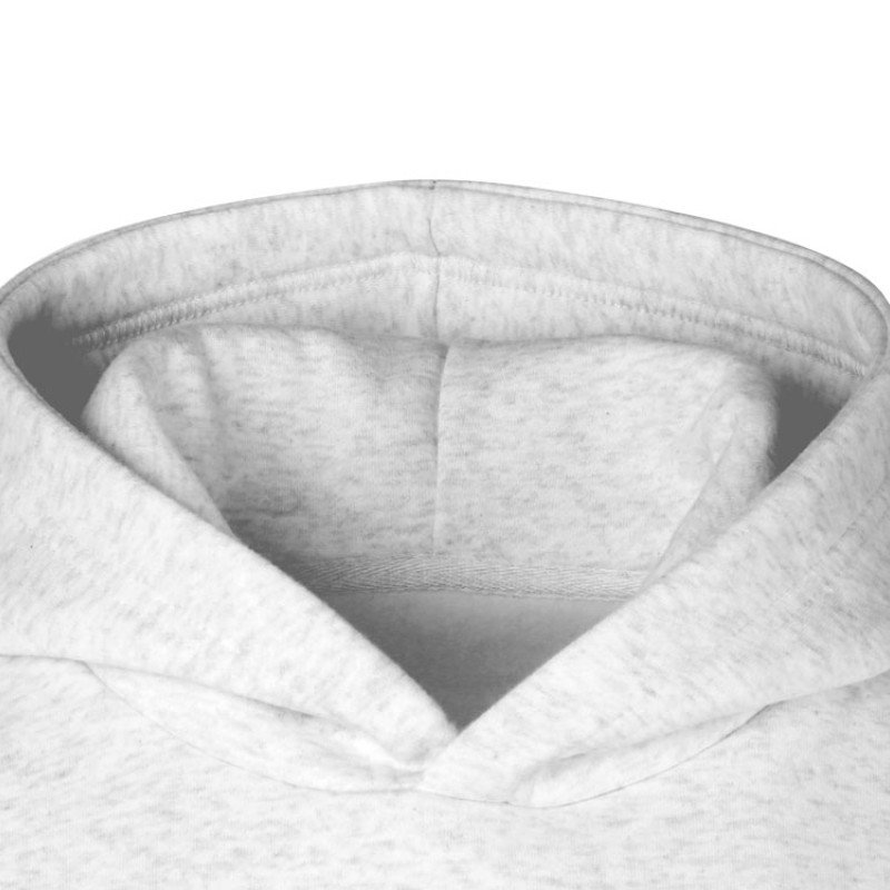 Толстовка с капюшоном оверсайз «Berlin» унисекс, белый меланж