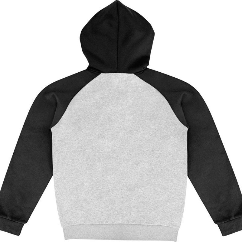 Толстовка с капюшоном «Dublin» мужская, черный/серый меланж