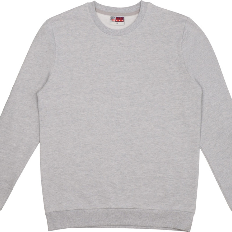 Свитшот "Motion" унисекс с начесом, серый меланж