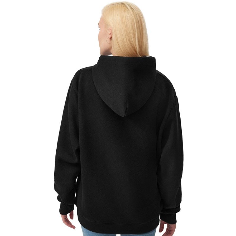 Толстовка с капюшоном оверсайз «Lisbon» унисекс, черный