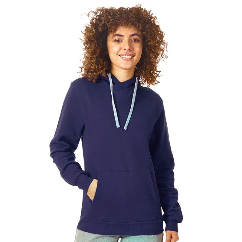 Толстовка унисекс "Stream" с капюшоном, нэви