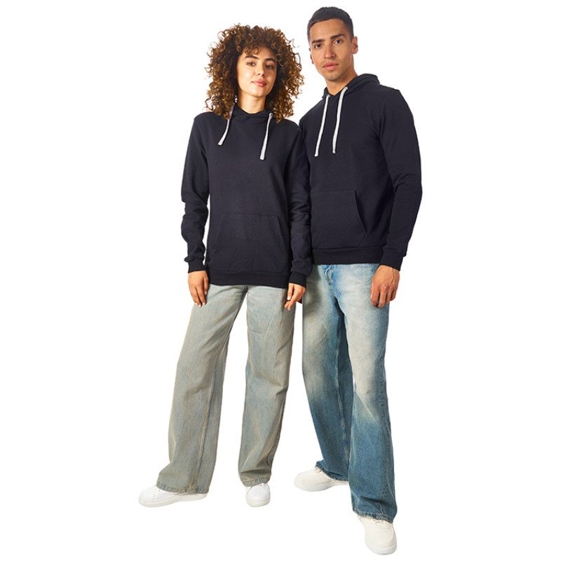 Толстовка унисекс "Stream" с капюшоном, черный