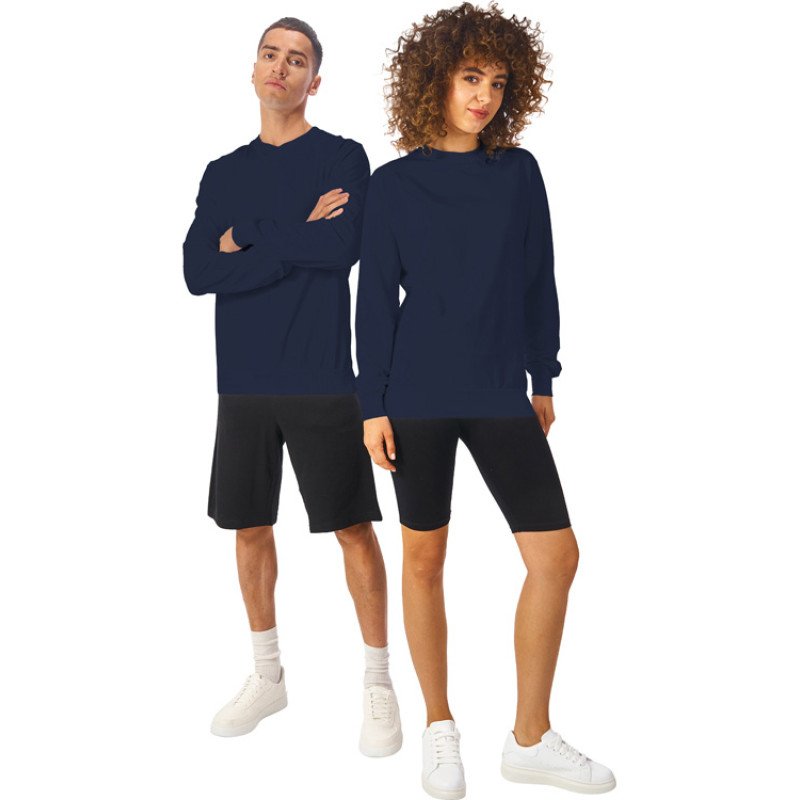 Свитшот «Warsaw» 220гр, унисекс, темно-синий