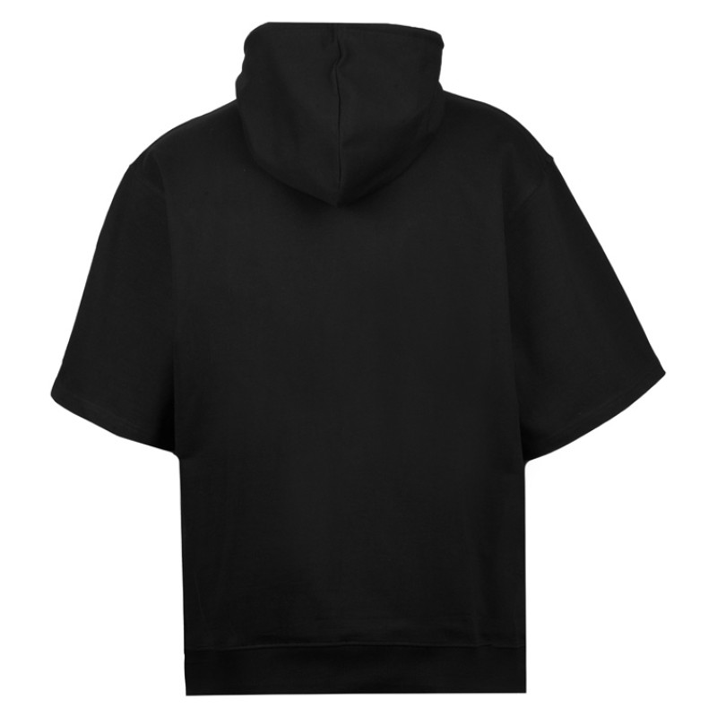 Худи оверсайз с коротким рукавом «Warsaw» унисекс, черный Худи оверсайз с коротким рукавом «Warsaw» унисекс, черный