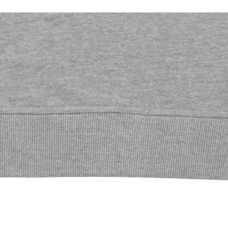 Толстовка оверсайз с капюшоном на молнии «Monaco», серый меланж