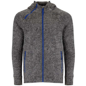 Толстовка на молнии "Everest", меланжевый черный