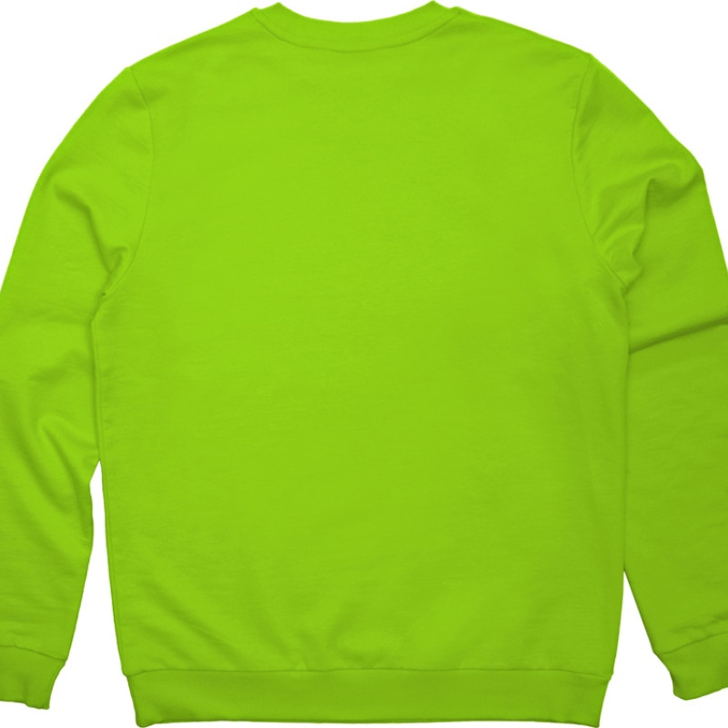 Свитшот "Motion" унисекс с начесом, зеленое яблоко