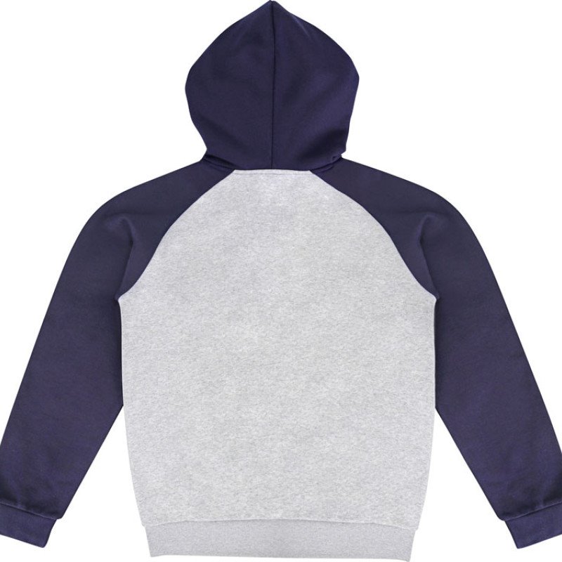 Толстовка с капюшоном «Dublin» мужская, темно-синий/серый меланж