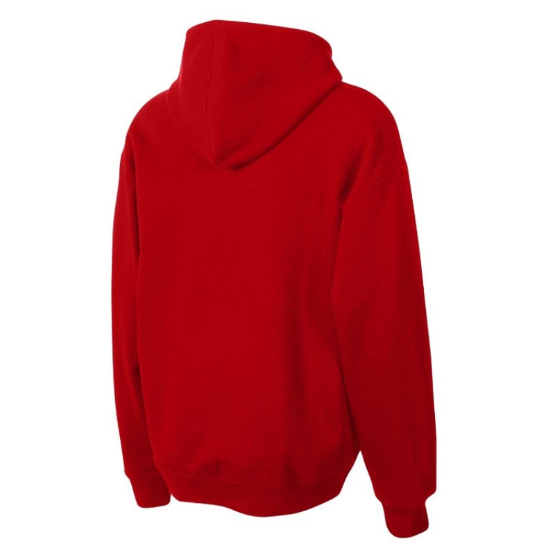 Толстовка с капюшоном оверсайз «Berlin» унисекс, красный