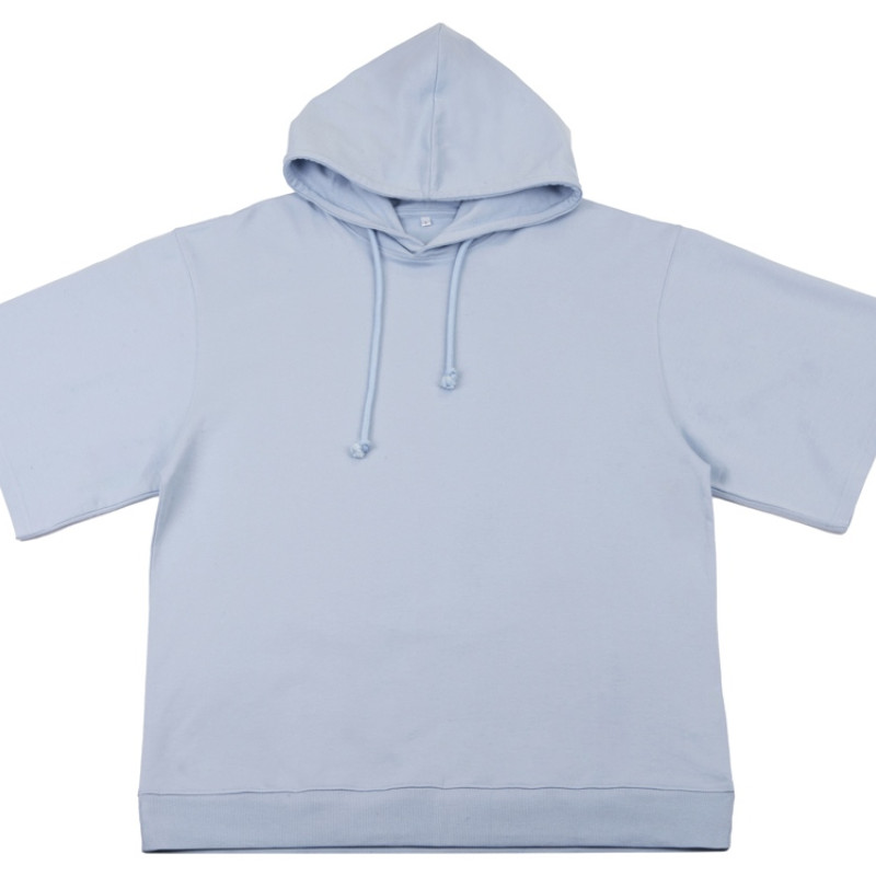 Худи оверсайз с коротким рукавом «Warsaw» унисекс, небесно-голубой Худи оверсайз с коротким рукавом «Warsaw» унисекс, небесно-голубой