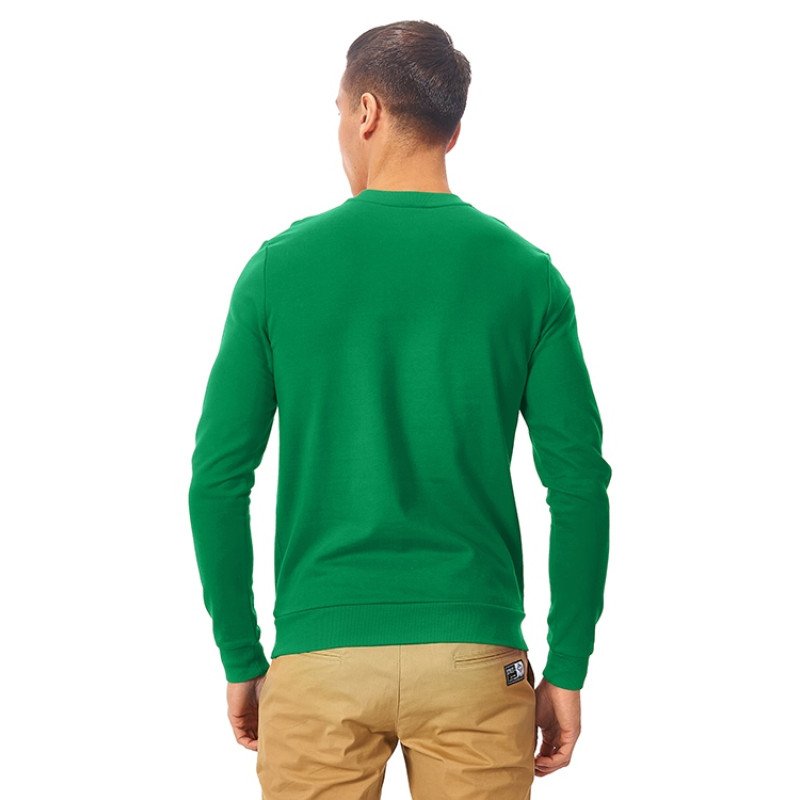 Свитшот "Motion" унисекс с начесом, зелёный