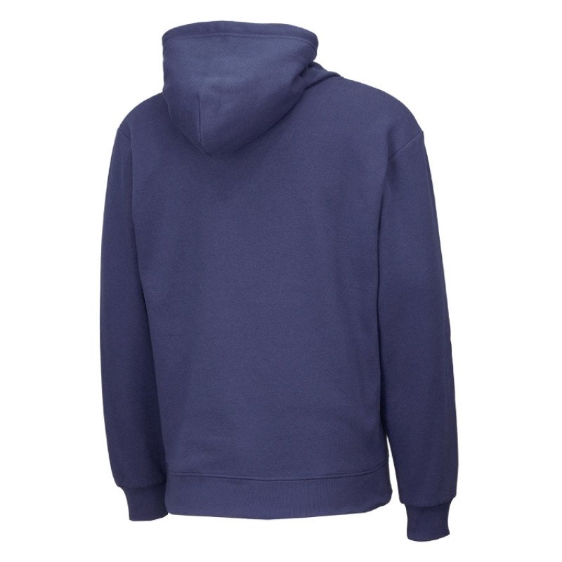 Толстовка с капюшоном оверсайз «Lisbon» унисекс, темно-синий