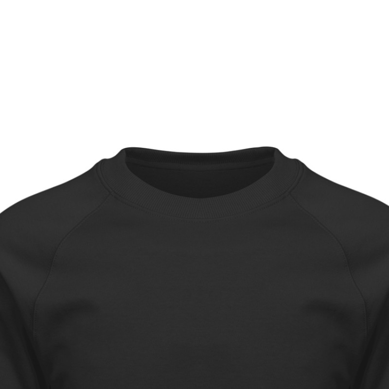 Свитшот оверсайз с рукавом реглан «Belgrade», унисекс, черный