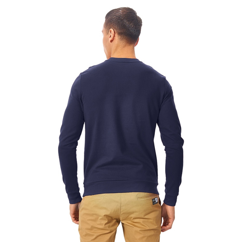 Свитшот "Motion" унисекс с начесом, нэви