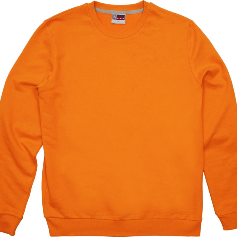 Свитшот "Motion" унисекс с начесом, оранжевый