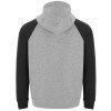Толстовка с капюшоном "Badet" мужской, серый меланж/черный