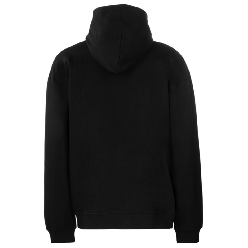 Толстовка оверсайз с капюшоном на молнии «Monaco», черный