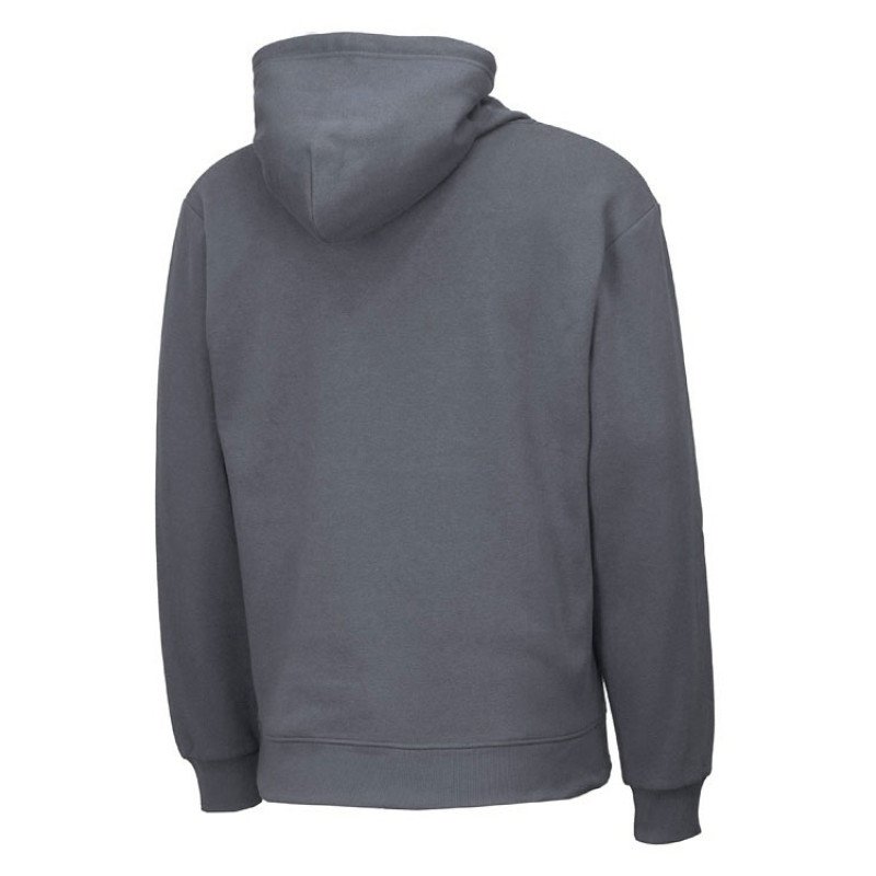 Толстовка с капюшоном оверсайз «Lisbon» унисекс, темно-серый