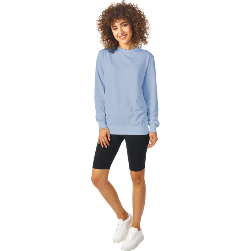 Свитшот «Warsaw» 220гр, унисекс, небесно-голубой